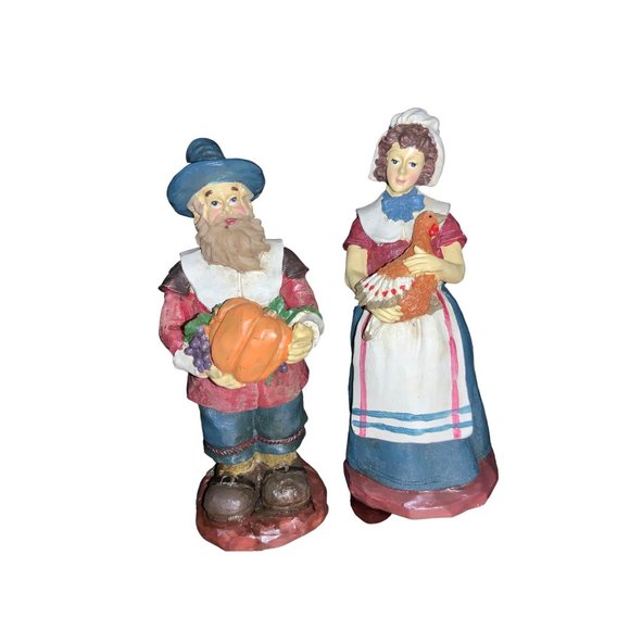 Thanksgiving Pilgrim figures - Picture 2 of 13